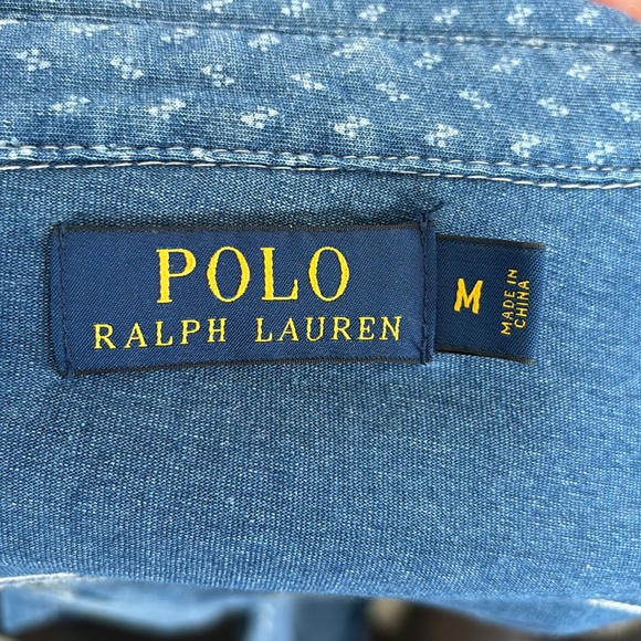 Men’s Patterned Longsleeve Collard Tunic Shirt - Picture 8 of 9